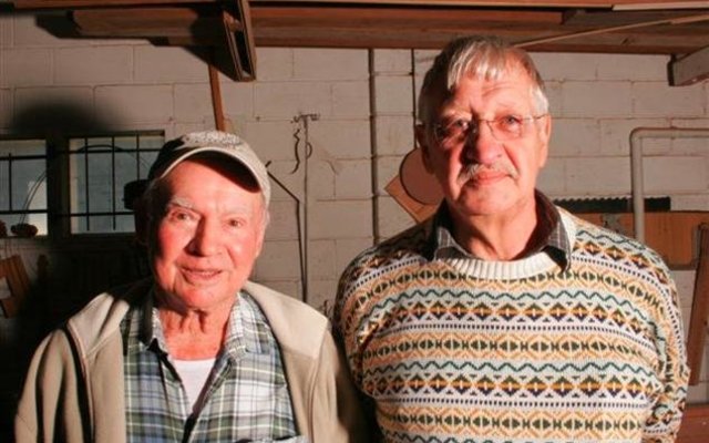 Kosie Viljoen van Hermanus en Hannes Lüdick van Kleinbaai.